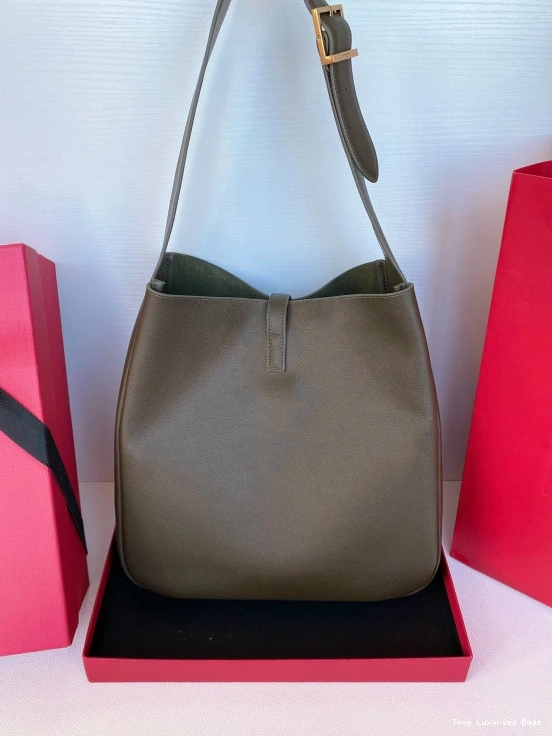 Tony Luxuries 5 30x31x13cm 7 SOFT BAG YSL LE - À HOBO LARGE 0818